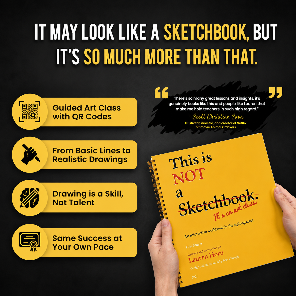This is NOT a Sketchbook It's an art class!