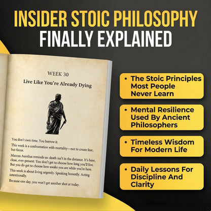 Stoicism: 365 Daily Lessons For Motivation, Mental Strength, And Emotional Clarity