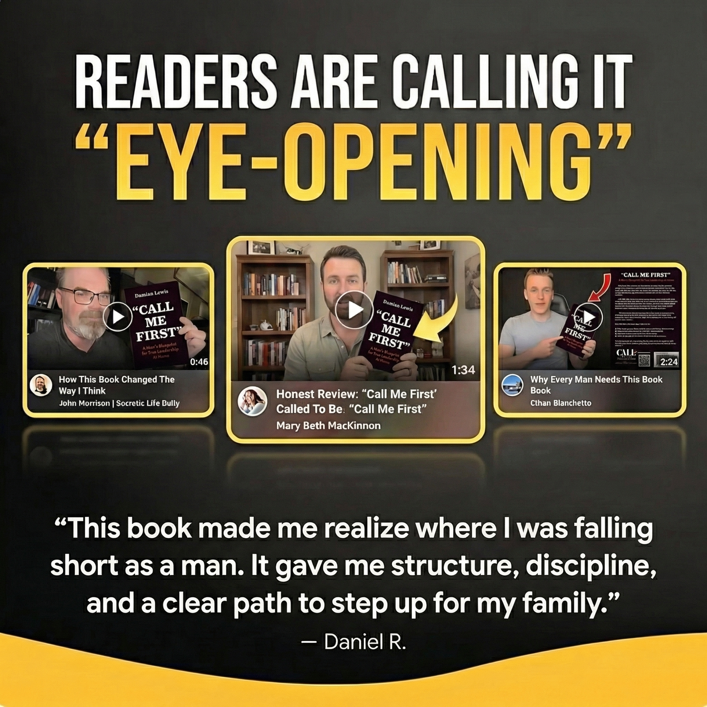 Call Me First: Men’s Leadership and Fatherhood Book