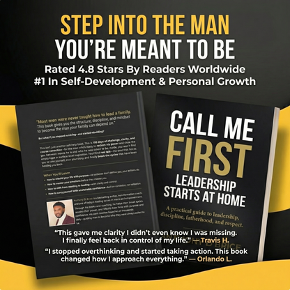 Call Me First: Men’s Leadership and Fatherhood Book