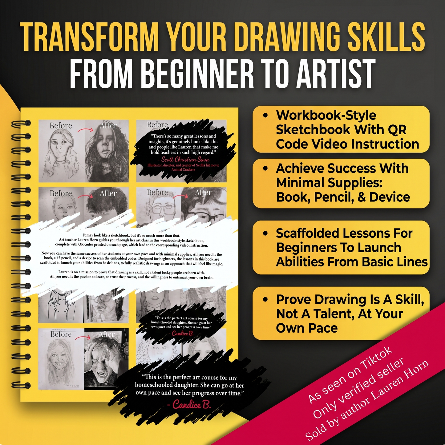 This is NOT a Sketchbook It's an art class!