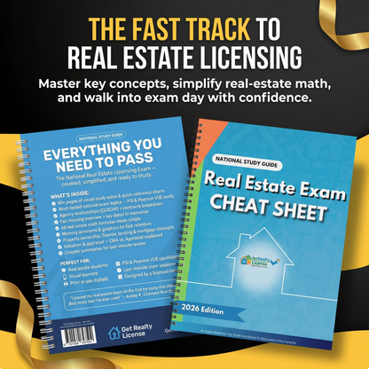 Real Estate Exam Cheat Sheet