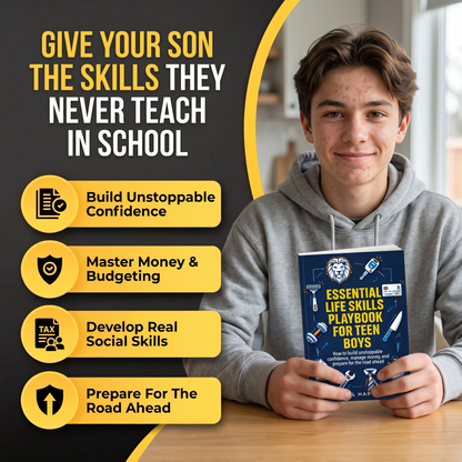 Essential Life Skills Playbook for Teen Boys