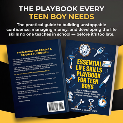 Essential Life Skills Playbook for Teen Boys