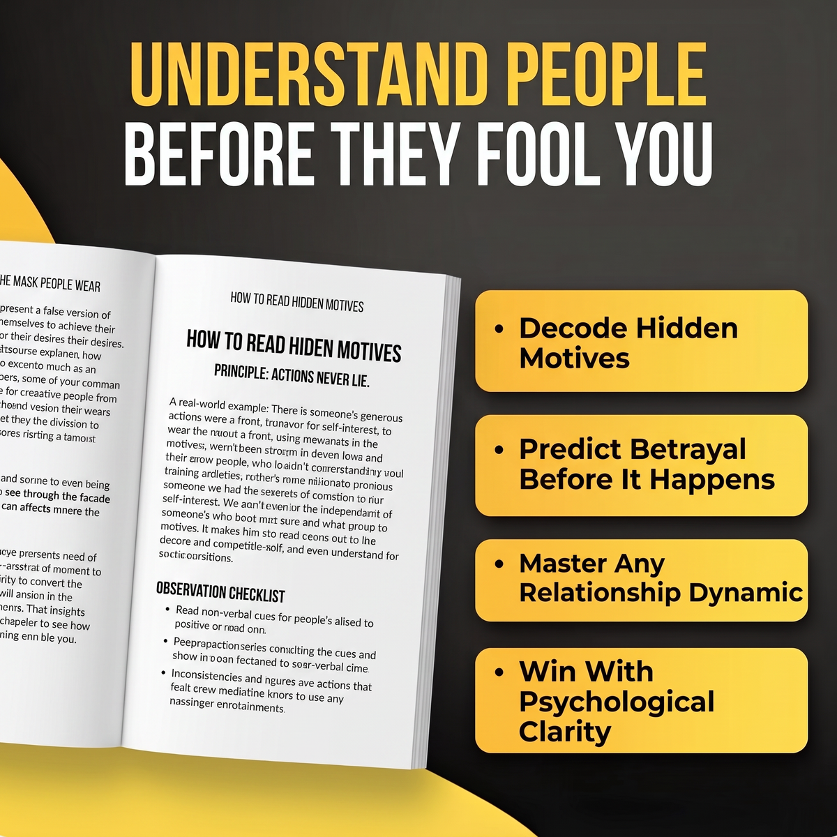 Awakening to Human Nature: One Book to Master Relationships, Avoid Betrayal, and Win at Life