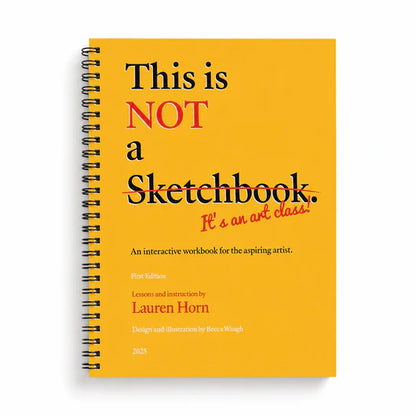 This is NOT a Sketchbook It's an art class!